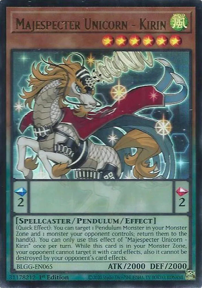 Majespecter Unicorn - Kirin BLGG-EN065 · 1st Edition (Battles of Legend: Glorious Gallery)