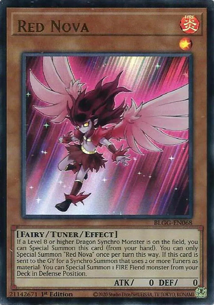 Red Nova BLGG-EN068 · 1st Edition (Battles of Legend: Glorious Gallery)