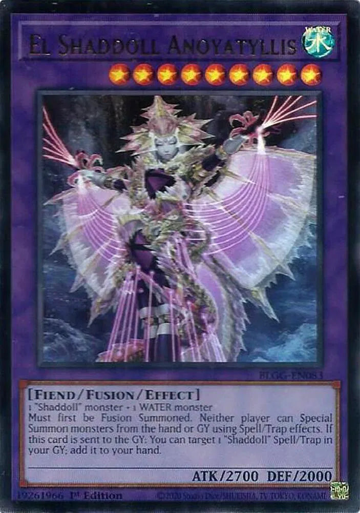 El Shaddoll Anoyatyllis BLGG-EN083 · 1st Edition (Battles of Legend: Glorious Gallery)