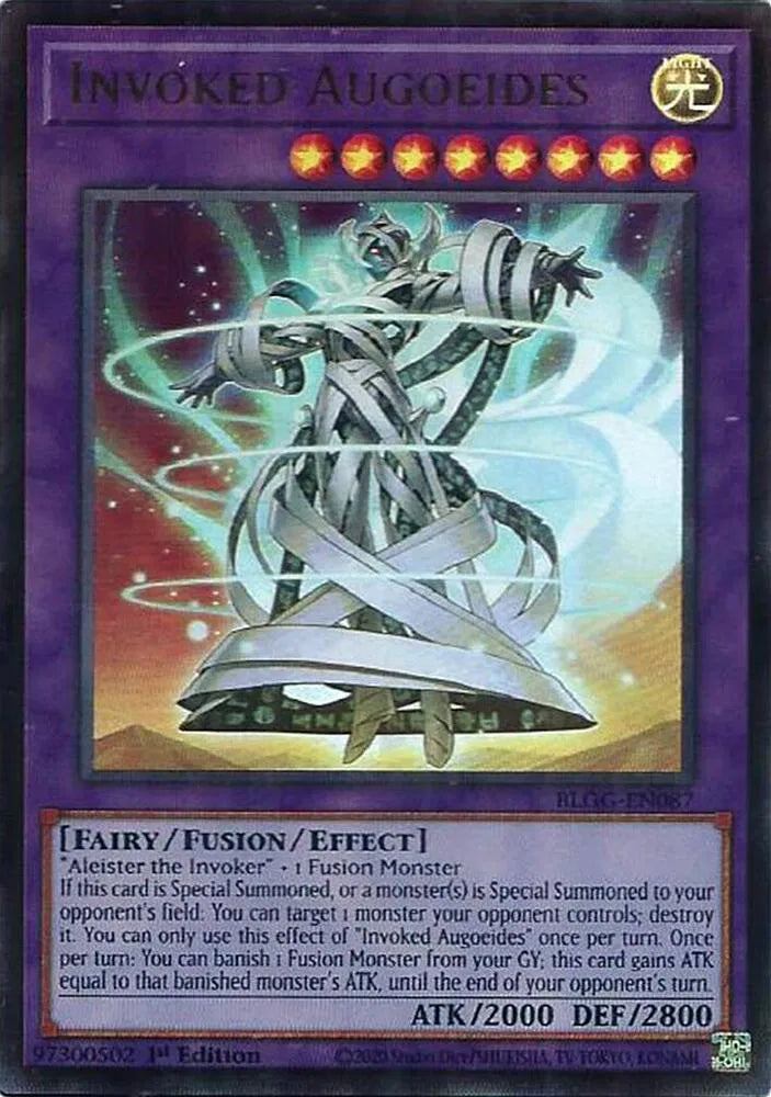 Invoked Augoeides BLGG-EN087 · 1st Edition (Battles of Legend: Glorious Gallery)