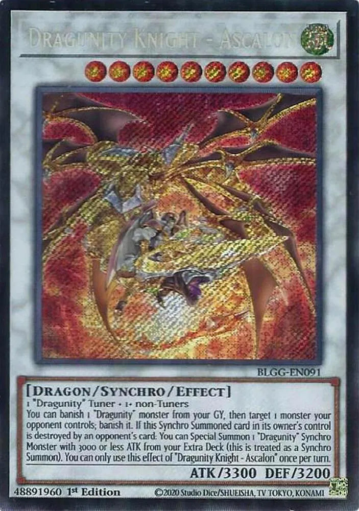 Dragunity Knight - Ascalon BLGG-EN091 · 1st Edition (Battles of Legend: Glorious Gallery)
