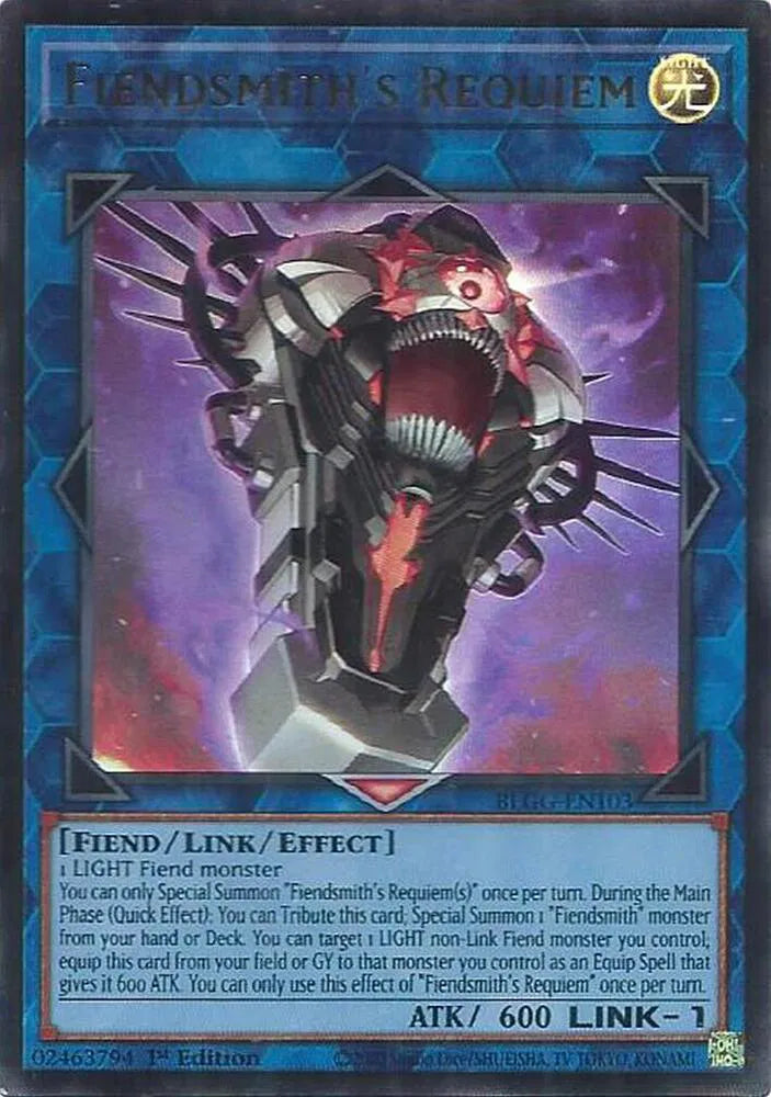 Fiendsmith's Requiem BLGG-EN103 · 1st Edition (Battles of Legend: Glorious Gallery)