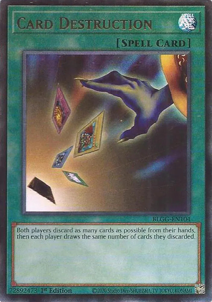 Card Destruction BLGG-EN104 · 1st Edition (Battles of Legend: Glorious Gallery)