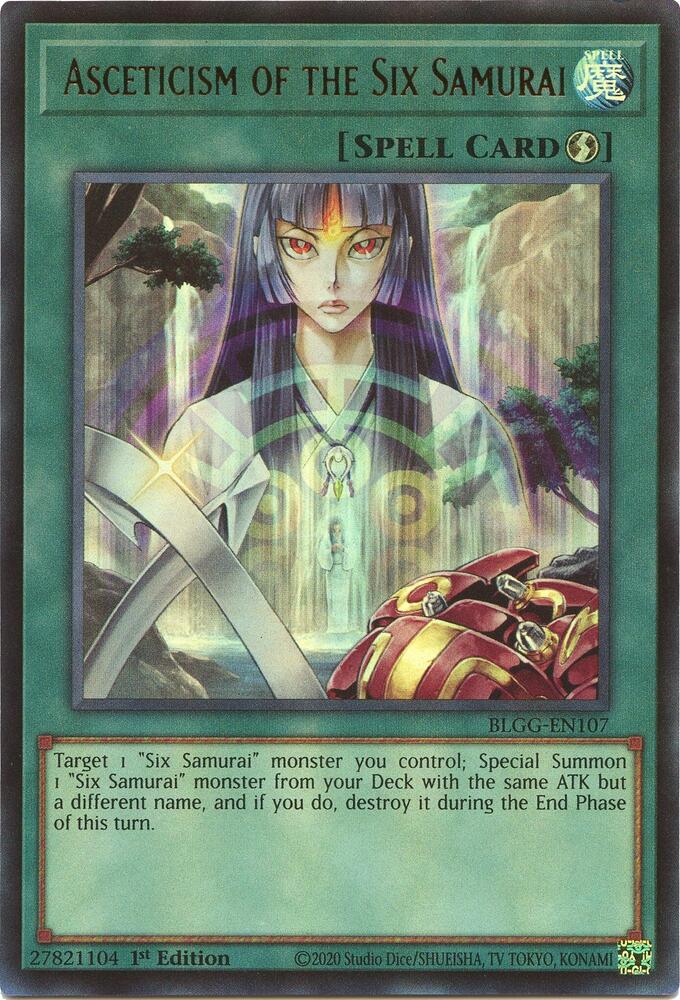 Asceticism of the Six Samurai BLGG-EN107 · 1st Edition (Battles of Legend: Glorious Gallery)