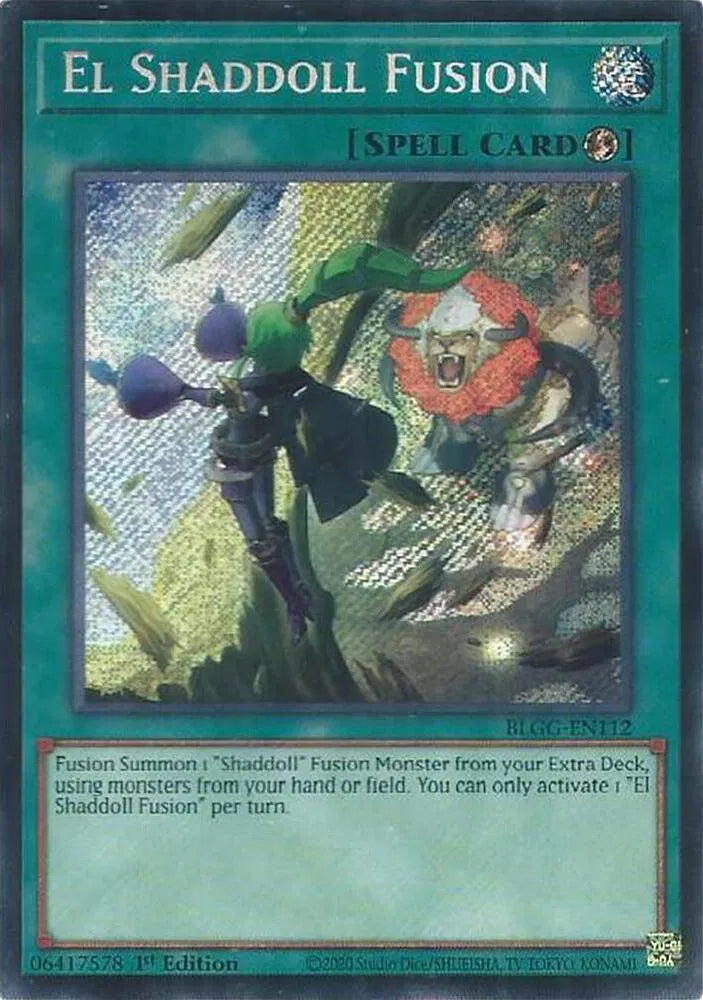 El Shaddoll Fusion BLGG-EN112 · 1st Edition (Battles of Legend: Glorious Gallery)