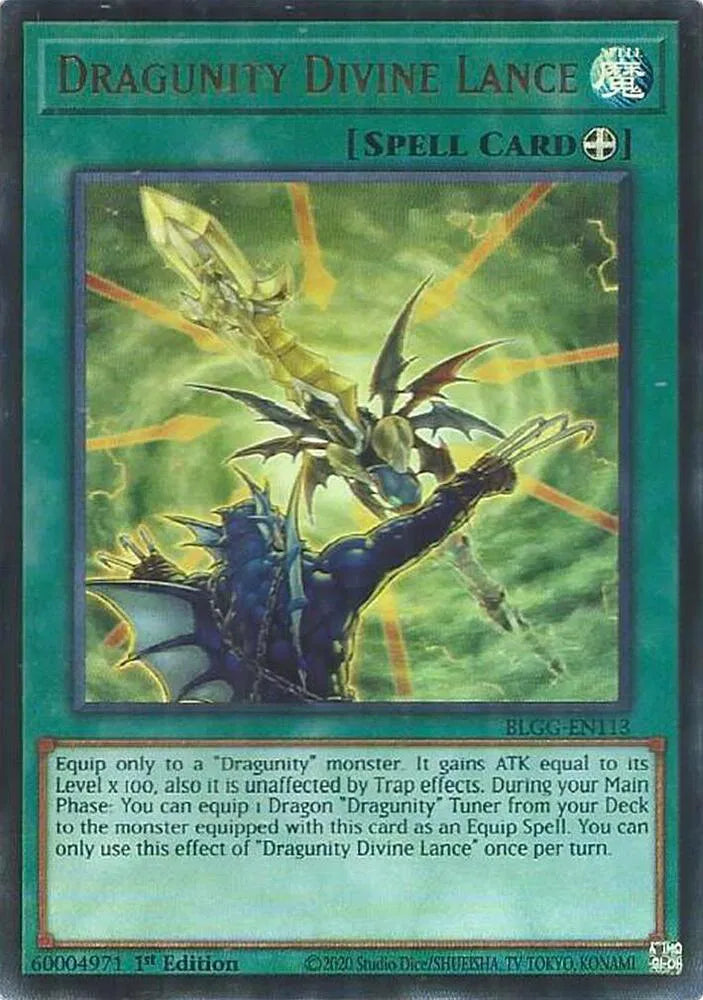 Dragunity Divine Lance BLGG-EN113 (Battles of Legend: Glorious Gallery)