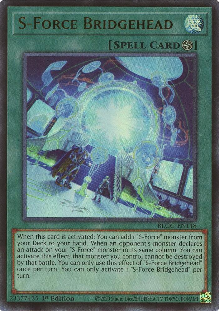 S-Force Bridgehead BLGG-EN118 · 1st Edition (Battles of Legend: Glorious Gallery)