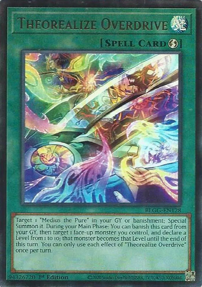 Theorealize Overdrive BLGG-EN128 · 1st Edition (Battles of Legend: Glorious Gallery)