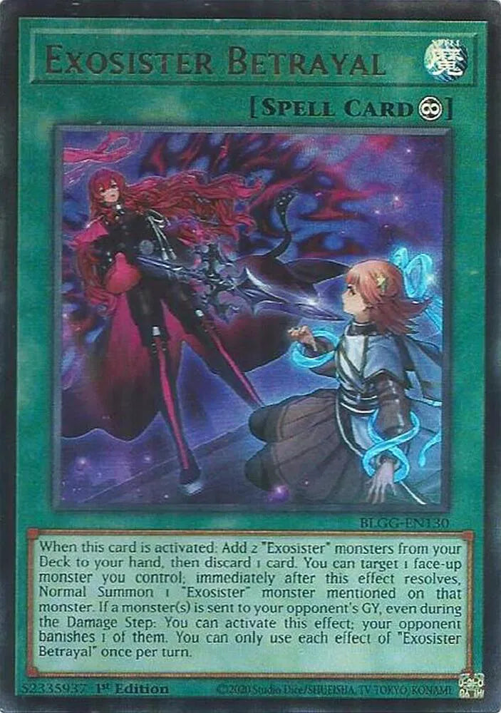 Exosister Betrayal BLGG-EN130 · 1st Edition (Battles of Legend: Glorious Gallery)