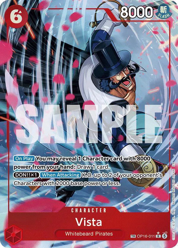 Vista (TR) OP16-011 · Foil (The Time of Battle)