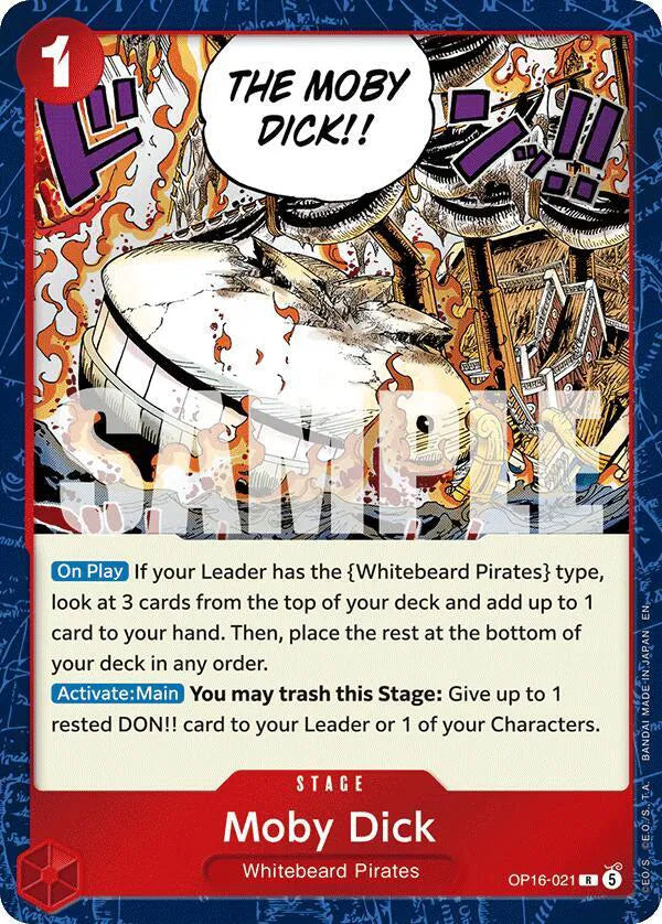 Moby Dick OP16-021 · Foil (The Time of Battle)