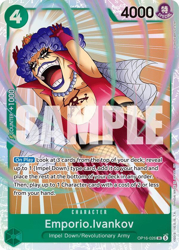 Emporio.Ivankov (026) OP16-026 · Foil (The Time of Battle)