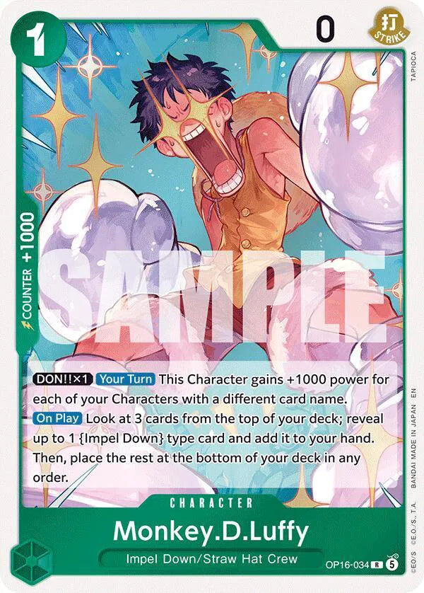 Monkey.D.Luffy (034) OP16-034 · Foil (The Time of Battle)