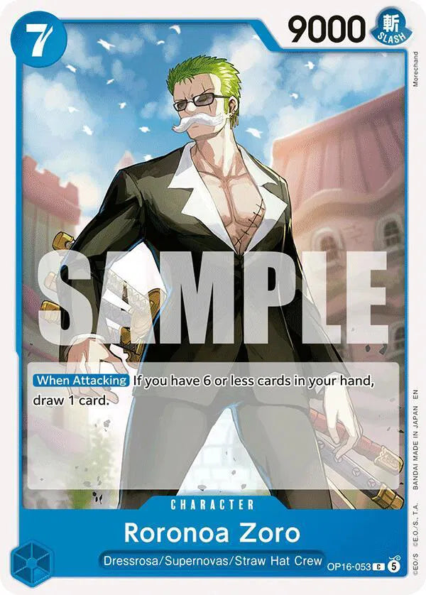 Roronoa Zoro (053) OP16-053 (The Time of Battle)