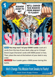 We'll Change This Mission from Sneaky to Flashy! OP16-059 (The Time of Battle)