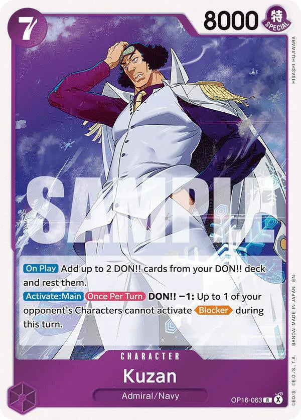 Kuzan OP16-063 · Foil (The Time of Battle)