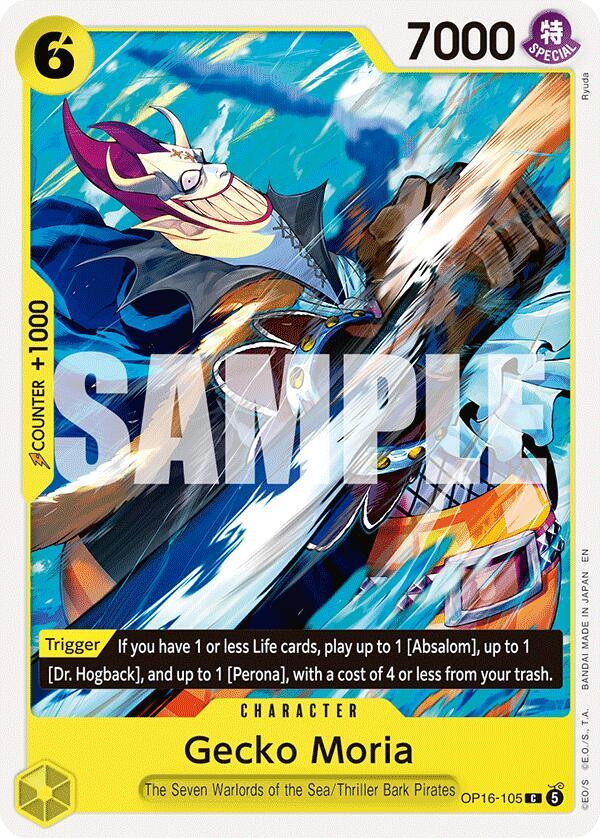 Gecko Moria OP16-105 · Normal (The Time of Battle)