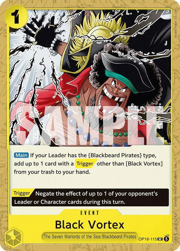 Black Vortex OP16-115 · Normal (The Time of Battle)