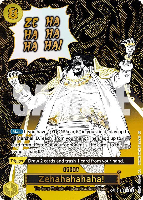 Zehahahahaha! (Alternate Art) OP16-116 (The Time of Battle)