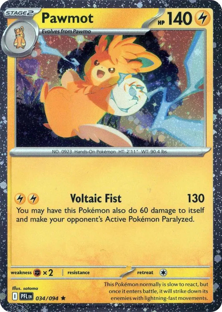 Pawmot (Cosmos Holo) 034/094 (Blister Exclusives)