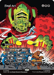 Final Act (Borderless) 66 · Foil (Marvel Eternal-Legal)
