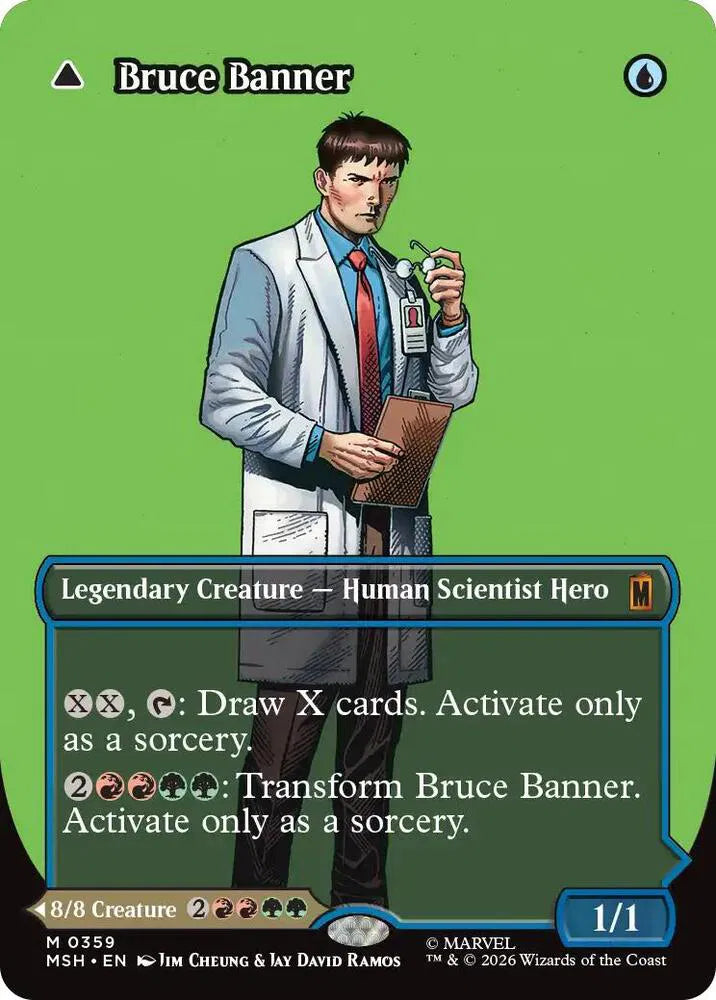 Bruce Banner (Borderless) (0359) · Normal (Marvel Super Heroes)