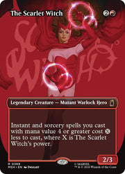 The Scarlet Witch (Borderless) 368 · Foil (Marvel Super Heroes)