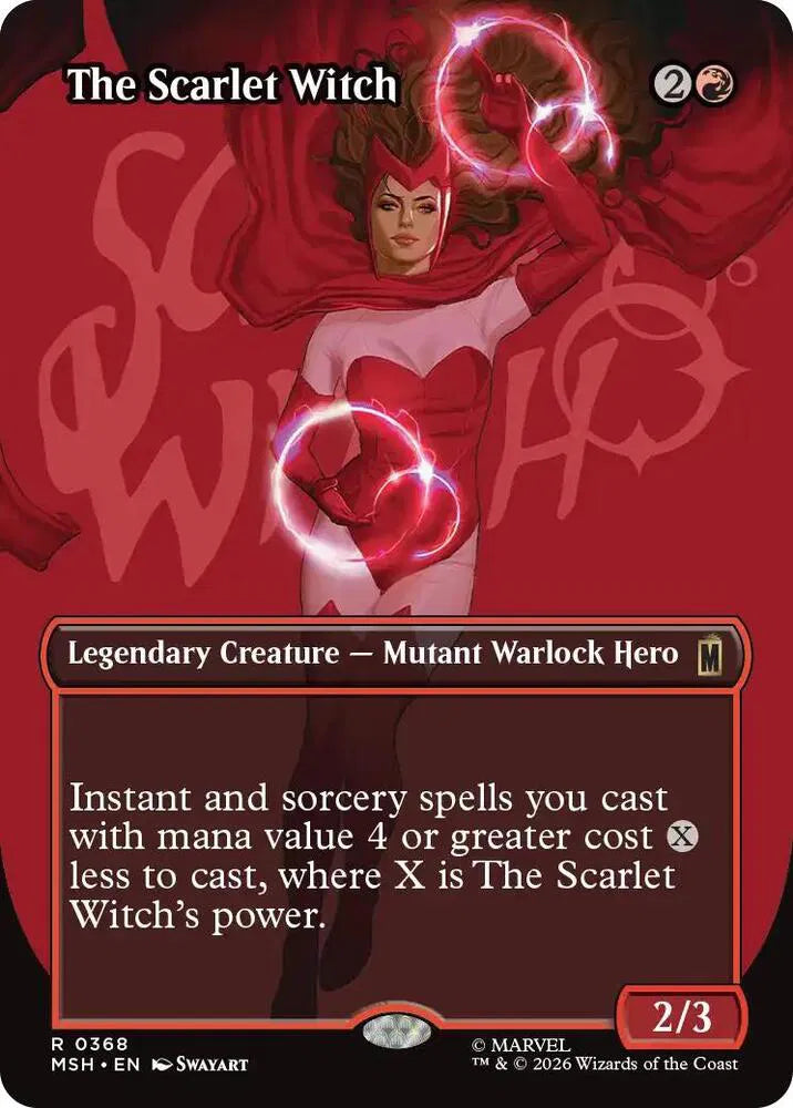 The Scarlet Witch (Borderless) 368 · Foil (Marvel Super Heroes)