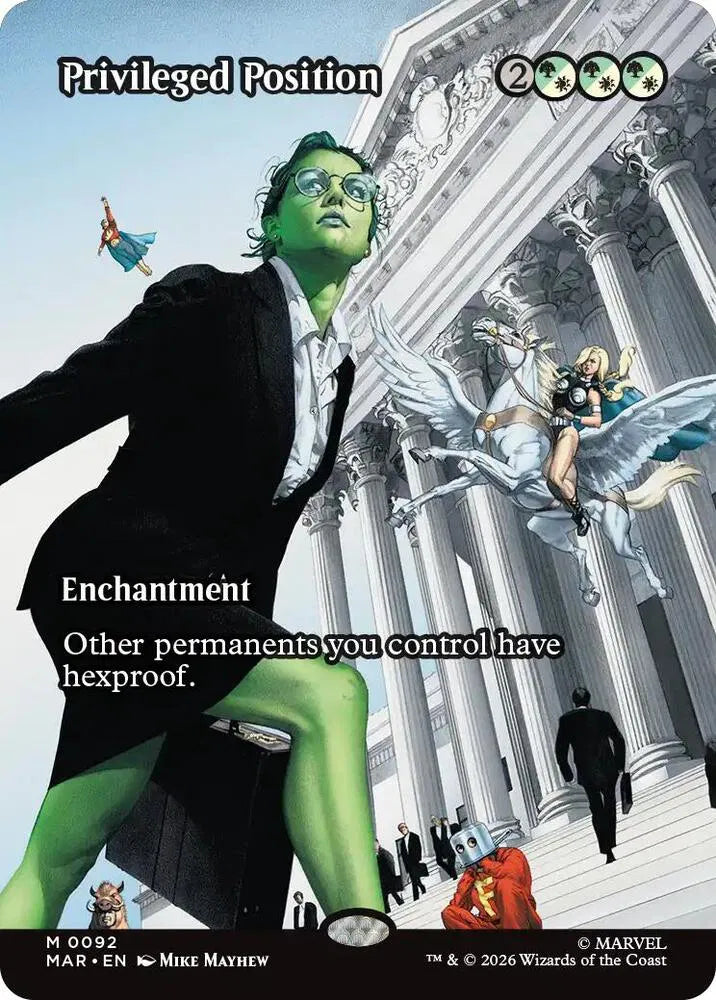 Privileged Position (Borderless) 92 · Normal (Marvel Eternal-Legal)