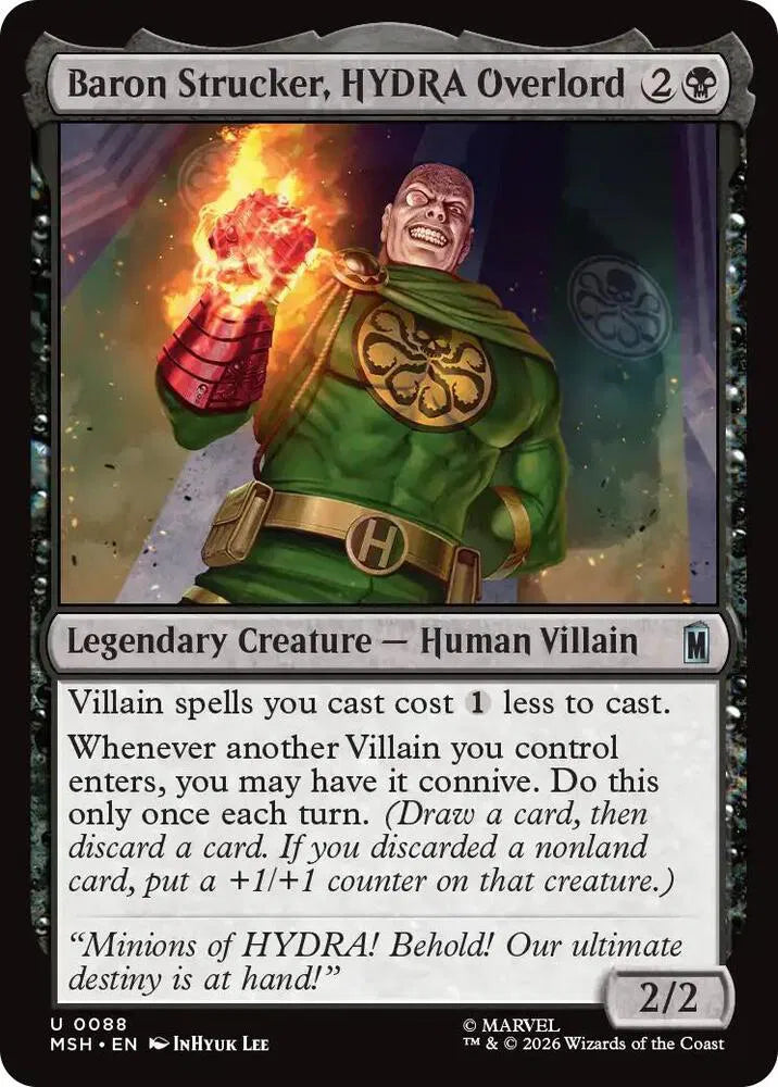Baron Strucker, HYDRA Overlord 88 · Normal (Marvel Super Heroes)