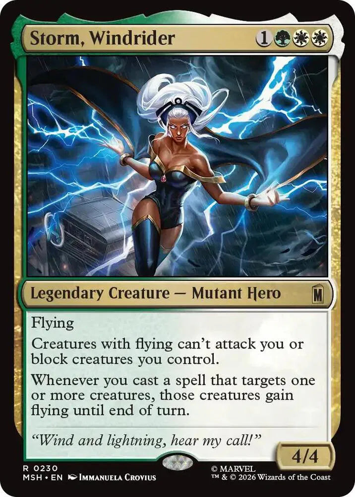 Storm, Windrider 230 · Foil (Marvel Super Heroes)