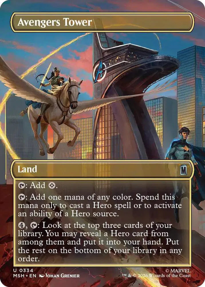 MTG: Avengers Tower (Borderless)(Foil)