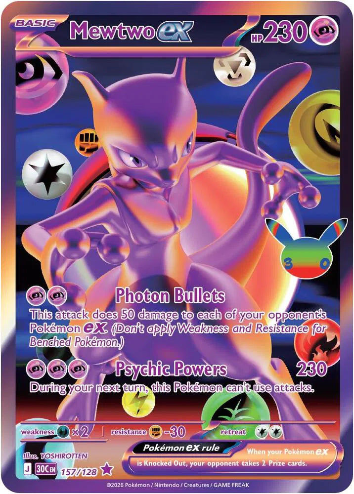 Mewtwo ex 157/128 (30th Celebration)