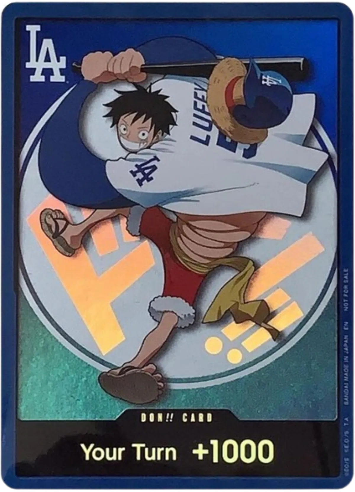 DON!! Card (LA Dodgers 2026 Promo) (One Piece Promotion Cards) — PSA 10