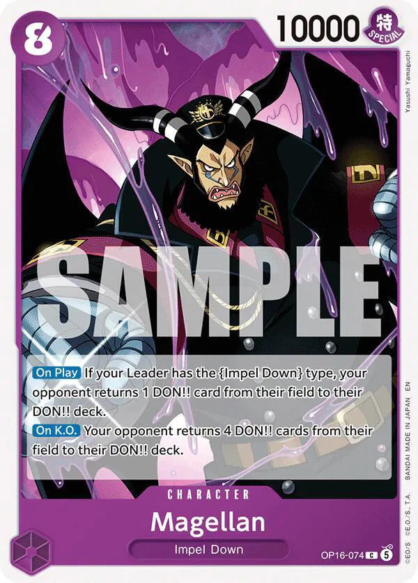 Magellan OP16-074 (The Time of Battle Release Event Cards)