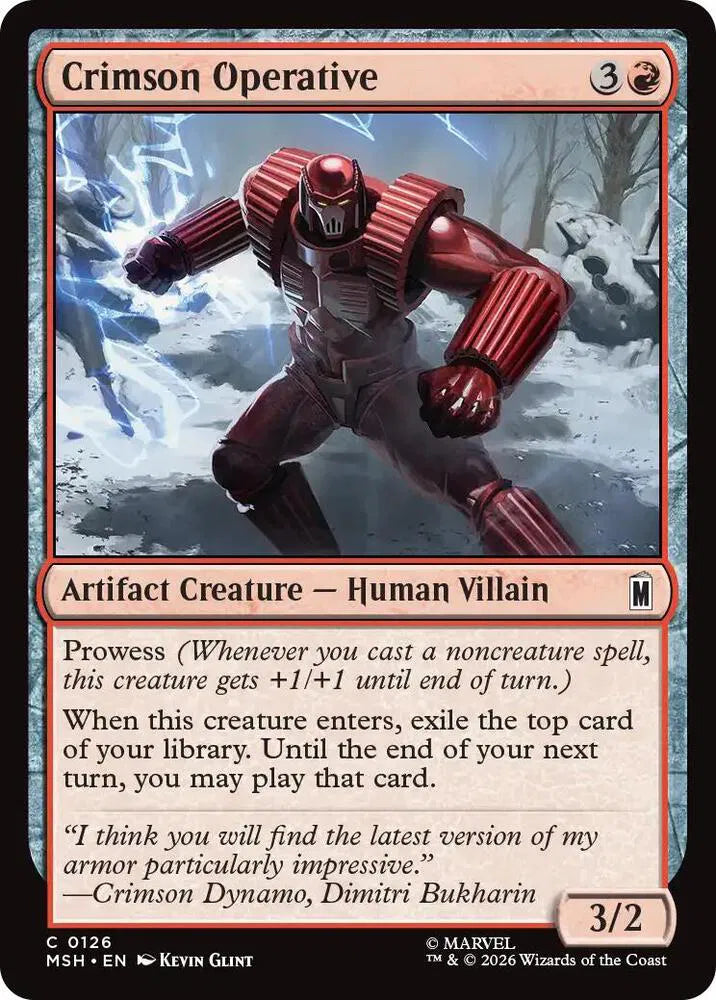 Crimson Operative 126 · Normal (Marvel Super Heroes)