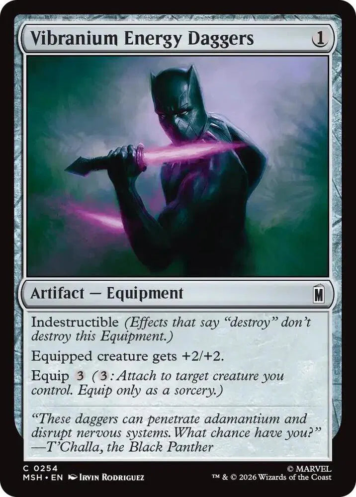 Vibranium Energy Daggers 254 · Foil (Marvel Super Heroes)