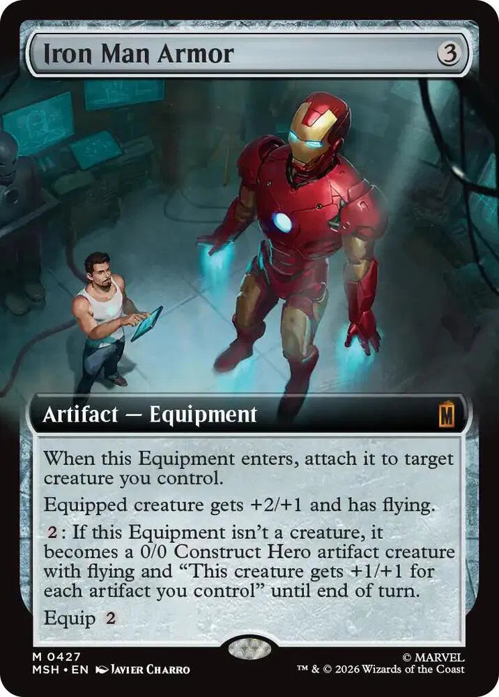 MTG: Iron Man Armor (Extended Art) (Foil)