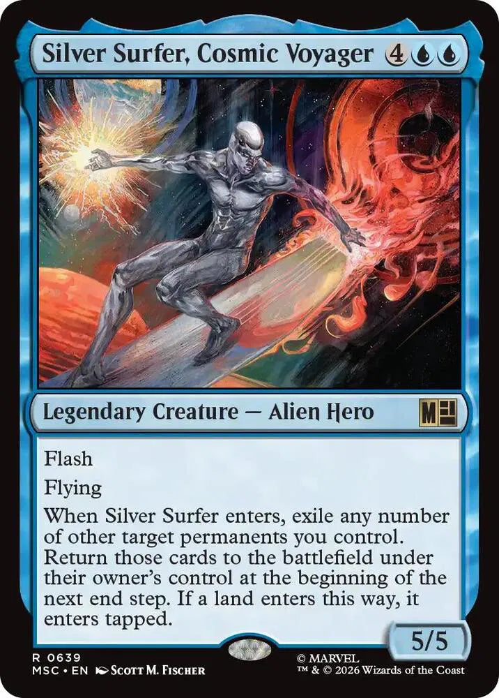 Silver Surfer, Cosmic Voyager 639 · Foil (Commander: Marvel Super Heroes)