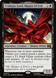 Crimson Cowl, Master of Evil 653 · Foil (Commander: Marvel Super Heroes)