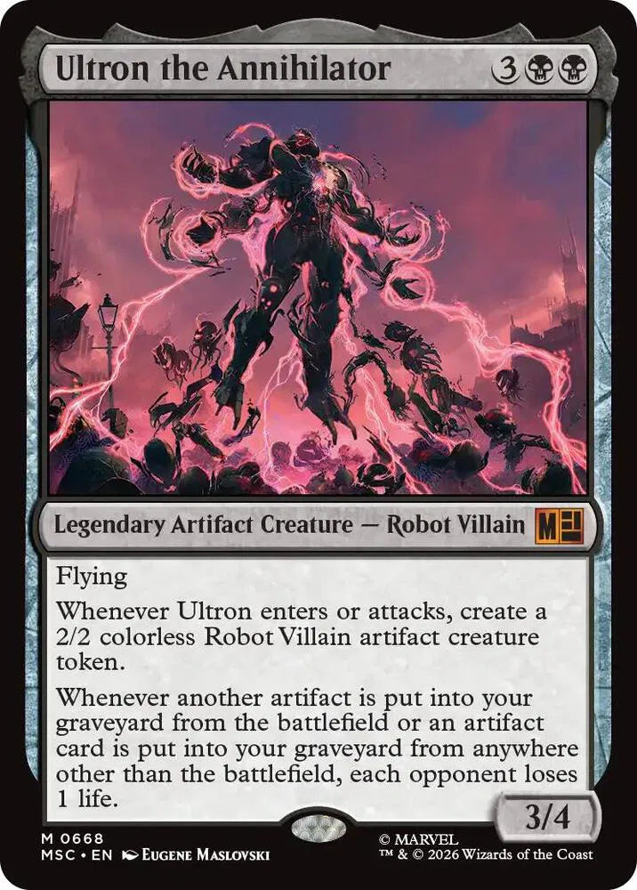 Ultron the Annihilator 668 · Foil (Commander: Marvel Super Heroes)