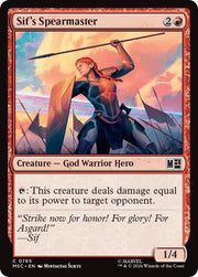 Sif's Spearmaster 765 · Foil (Commander: Marvel Super Heroes)