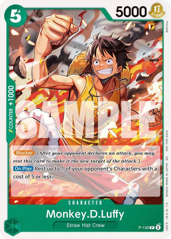 Monkey.D.Luffy (OP16 Release Event) P-135 (One Piece Promotion Cards)