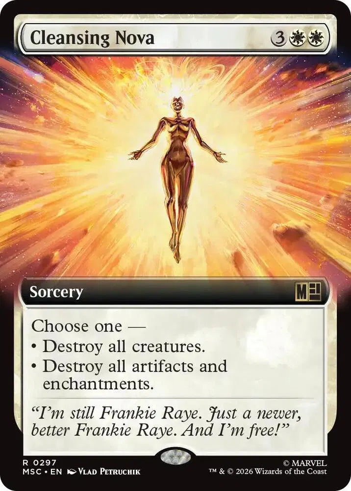 Cleansing Nova (Extended Art) 297 (Commander: Marvel Super Heroes)