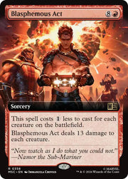 Blasphemous Act (Extended Art) 358 (Commander: Marvel Super Heroes)