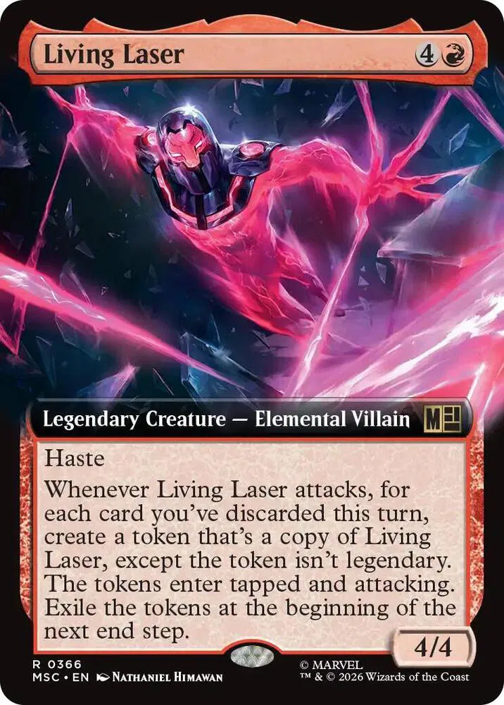 Living Laser (Extended Art) 366 (Commander: Marvel Super Heroes)