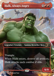 Hulk, Always Angry (Borderless) 502 · Normal (Commander: Marvel Super Heroes)
