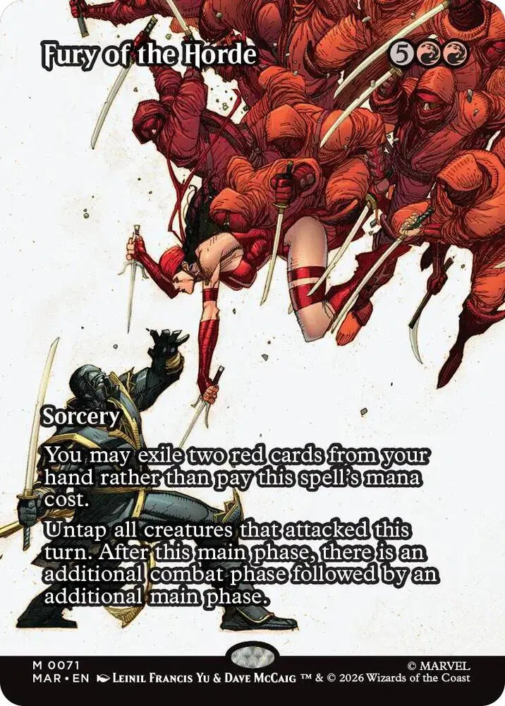 Fury of the Horde (Borderless) 71 · Normal (Marvel Eternal-Legal)