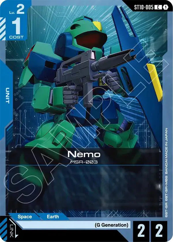 Nemo ST10-005 · Normal (Starter Deck 10: Generation Pulse)