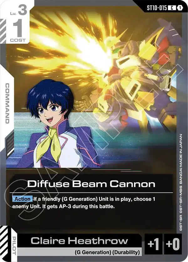 Diffuse Beam Cannon ST10-015 · Normal (Starter Deck 10: Generation Pulse)